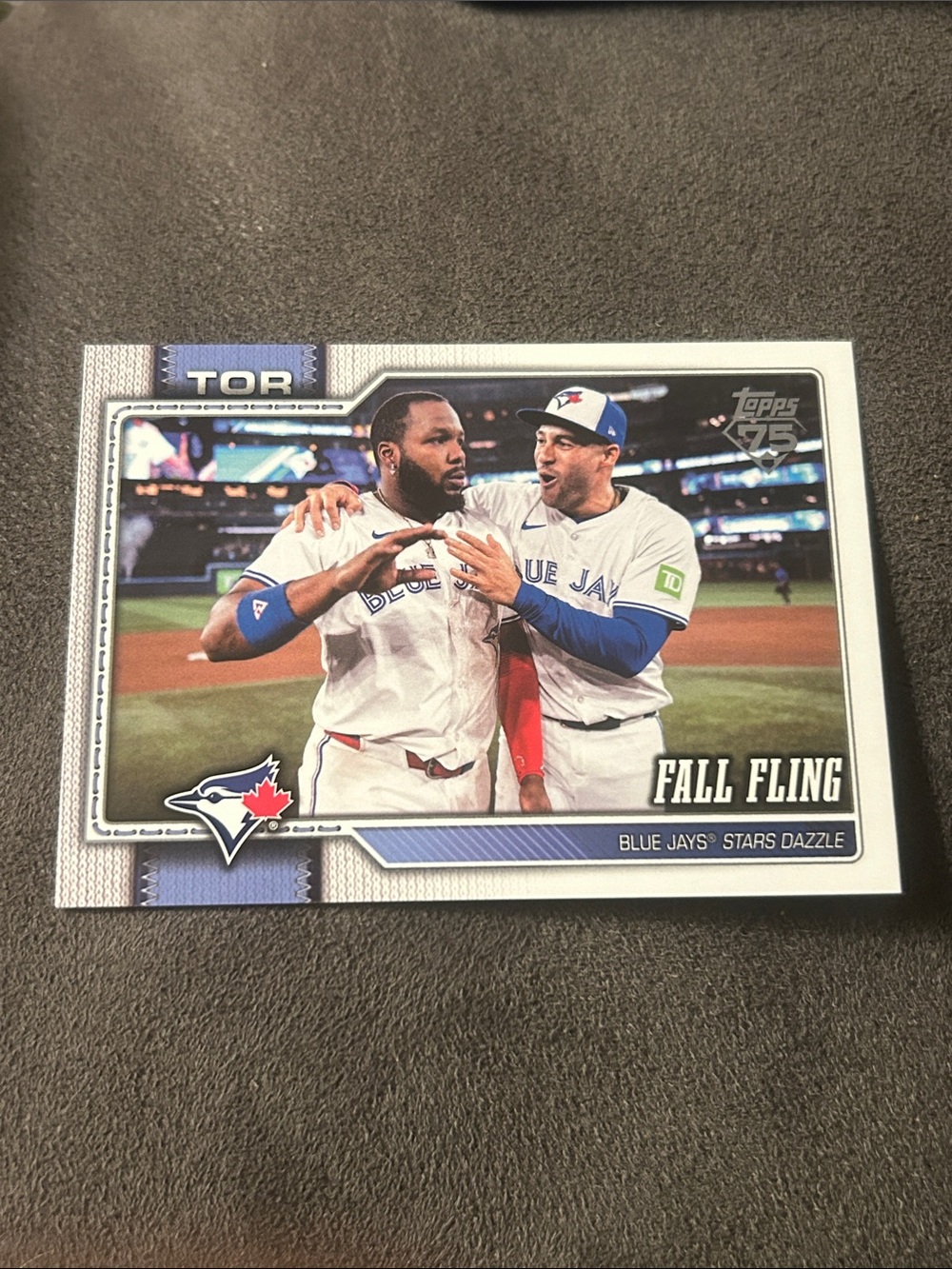 Topps Blue Jays Fall Fling Card - White & Blue